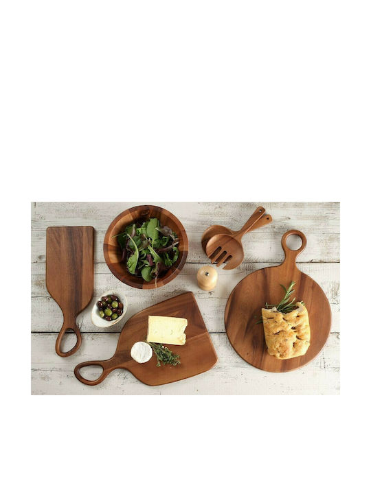 T&G Tuscany Siena Wooden Serving Platter with Handle 45x33x1.5cm
