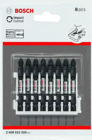 Bosch Set 8 Screwdriver Bits