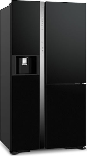 Hitachi Хладилник Гардероб 569лт В179.5xШ92xД72см. Черен R-MX700GVRU0 GBK
