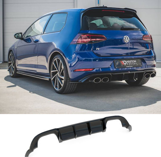 Maxton Design Diffuser Αυτοκινήτου Πίσω Συμβατό με Volkswagen Golf VII 2017-2020