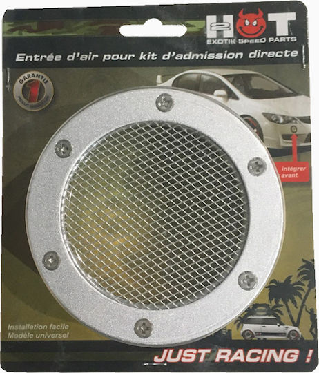 Carner Air duct Car Front Silver Universal