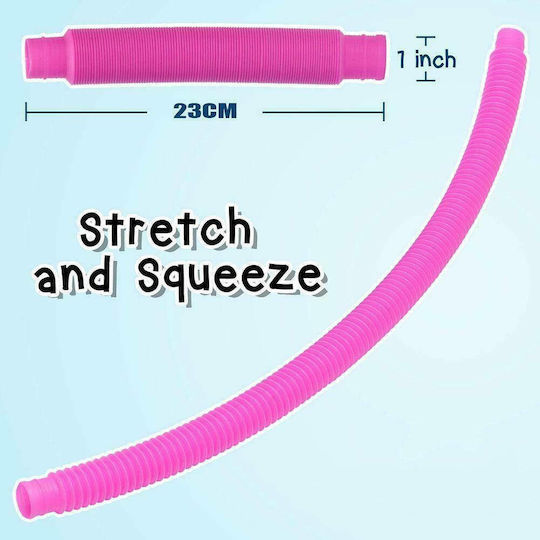 Fidget Tube Cu Sunet Plastic Violet