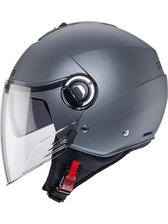 Caberg Riviera V4 Jet Helmet 91 Matt Gun metal CAB000KRA525