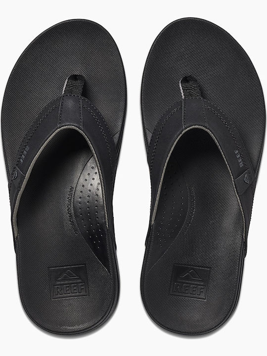 Cushion Spring Ανδρικά Flip Flops Ανατομικά Μαύρα
