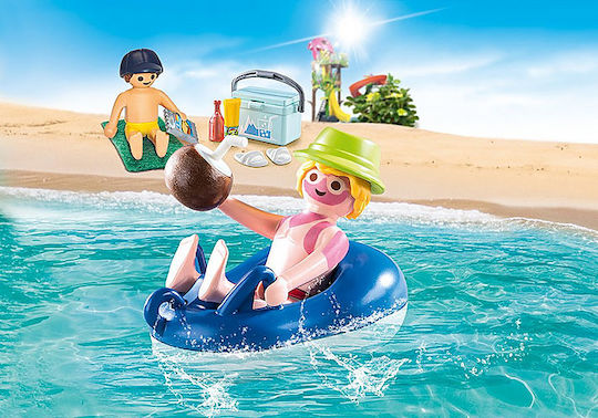 Playmobil Family Fun Sunburnt Swimmer pentru 4-10 ani