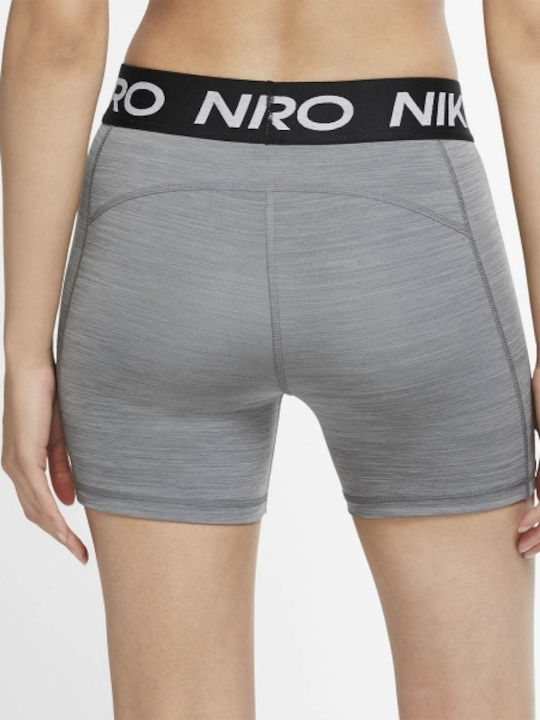 Dri-Fit Pro 365 Training Γυναικείο Κολάν-Σορτς Σύσφιξης Ψηλόμεσο Γκρι
