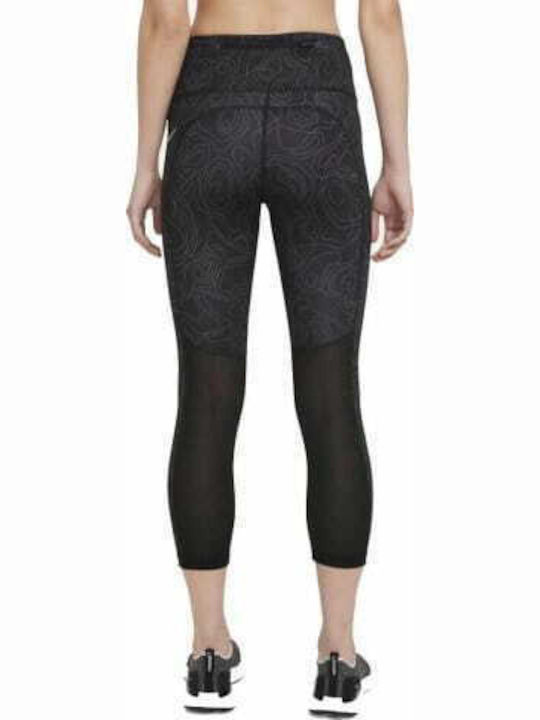 Nike Dri-Fit Laufen Frauen Capri Leggings Schwarz