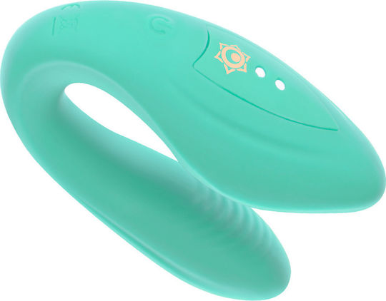 Rithual Kama Vibrator Pentru Cupluri Cu Control De La Distanță Aqua