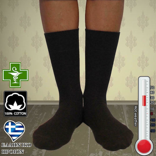 Dimi Socks 1003 Κάλτσα Medical Χωρίς Λάστιχο Μαύρο