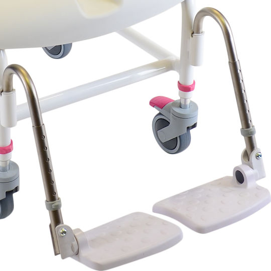 HMN Nielsen Self-Propelled Shower & Commode Chair Αναπηρικό Αμαξίδιο 24" Μπάνιου 48.5cm 313035