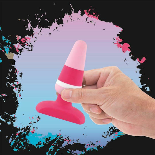 Feelztoys Colors Anal Plug No.2 White / Pink 9cm