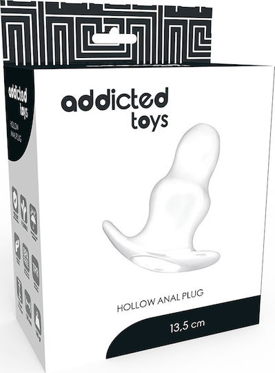 Addicted Toys Big Hollow Tunnel Butt Plug Anal Plug Transparent 13cm