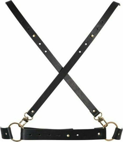 Bijoux Indiscrets Maze X Harness Harness Schwarz
