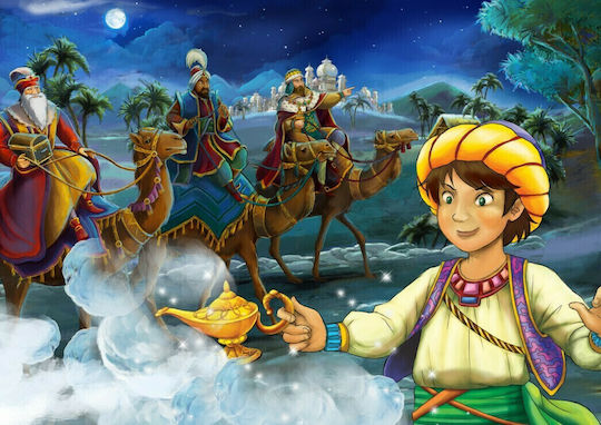 Puzzle pentru Copii Aladdin 100buc Bluebird Puzzles