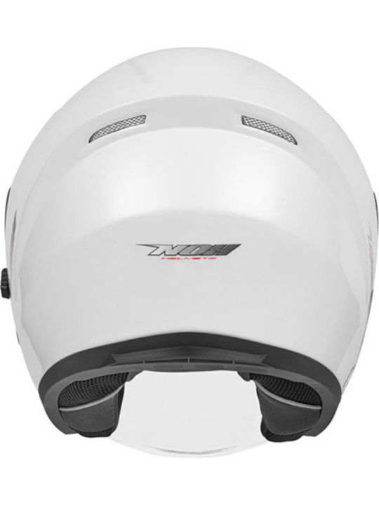 Nox N127 White Κράνος Μηχανής Jet με Sunvisor