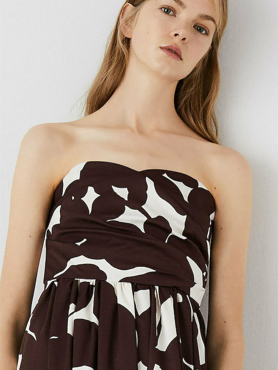 Rochie de Vară Midi Maro 002