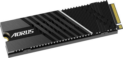 Gigabyte Aorus Gen4 7000s SSD 2TB τύπου M.2 με σύνδεση PCI Express 4.0 και Ψύκτρα (PS5 Compatible) GP-AG70S2TB