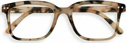 Izipizi L Reading Glasses +2.50 Light Tortoise