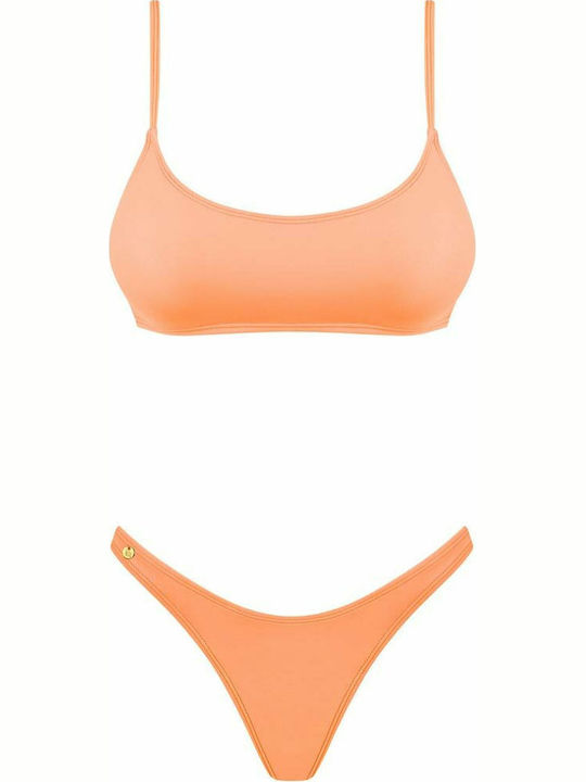 Mexico Set Bikini Μπουστάκι & String Ροζ