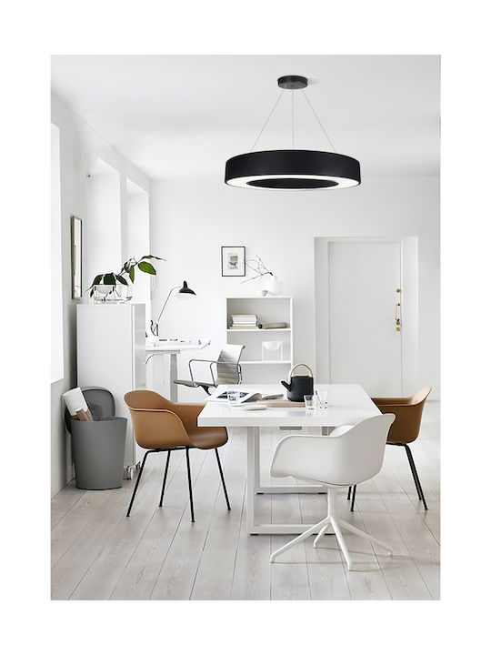 Alphab2b Pendant Lamp with Built-in LED Black