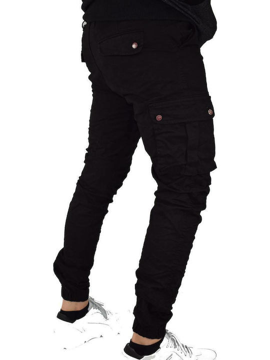 Trousers Cargo in Regular Fit Black