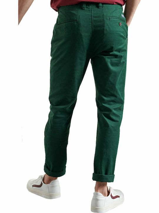 Παντελόνι Chino Ελαστικό σε Slim Εφαρμογή Πράσινο