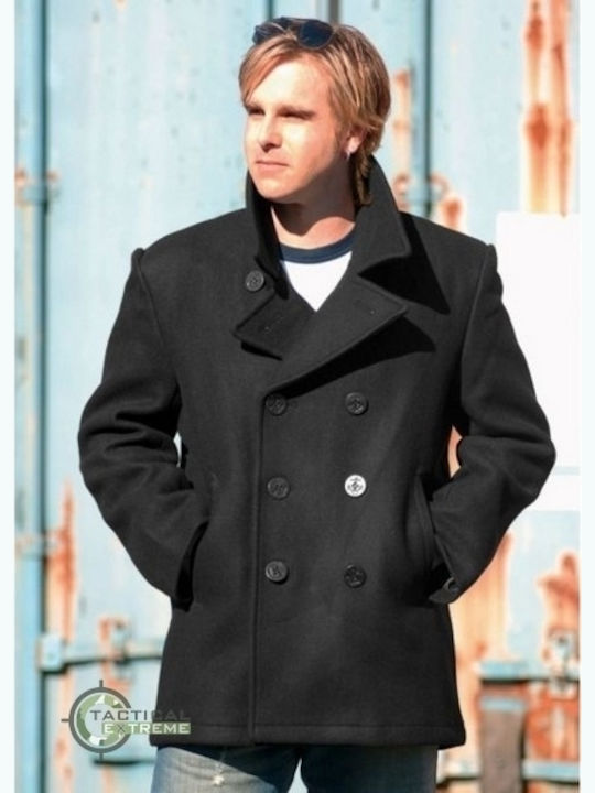 Mil-Tec Peacoat US Hunting Jacket Black Mil-Tec Peacoat US Hunting Jacket Black