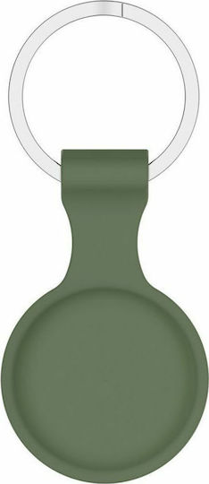 Tech-Protect Icon Θήκη Μπρελόκ Σιλικόνης για AirTag Army Green