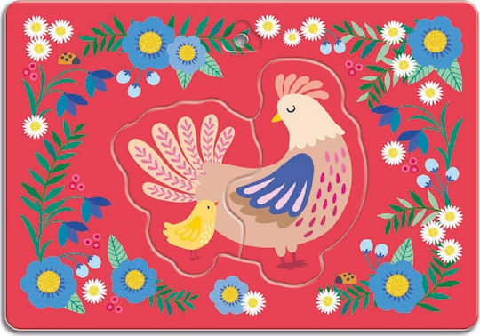 Kids Puzzle Dudu Farm for 2+ years+ Years 4pcs Ludattica