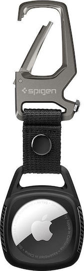 Spigen Rugged Armor Keychain Case for AirTag Matte Black