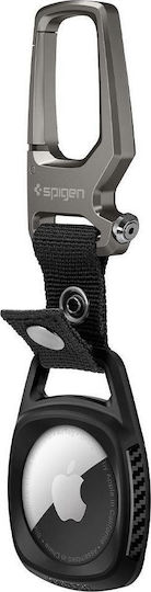 Spigen Rugged Armor Keychain Case for AirTag Matte Black