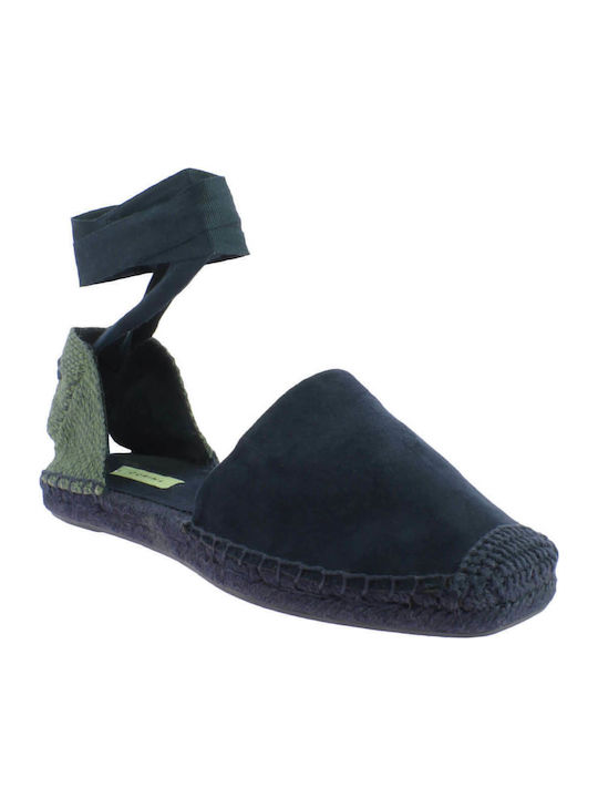 IQ Shoes Women's Suede Espadrilles Navy Blue