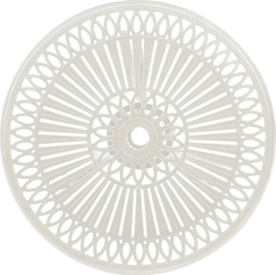 Tisch für kleine Außenbereiche Stabil White 62x62x65cm