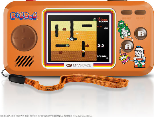 Dreamgear Dig Dug Elektronische Handheld-Spielkonsole für Kinder