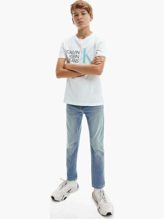 Calvin Klein Essential Παιδικό Τζιν Παντελόνι Γαλάζιο