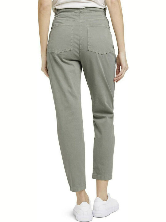 Tom Tailor Femei Pantaloni de la Gabardine Kaki 1025284-15615