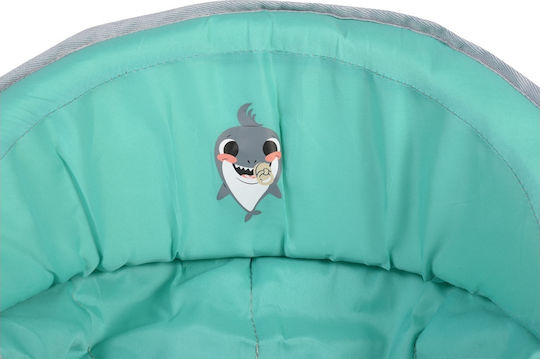 Cangaroo Sharky Baby Walker with Music for 6+ Months Green