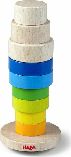Haba Cuburi De Construit Stacking Game Turn Instabil Din Lemn Pentru 2+ Ani 10 Bucăți