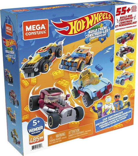 Mega Bloks Hot Wheels Building Blocks Epic Challenge for 5+ Years 485 Pieces