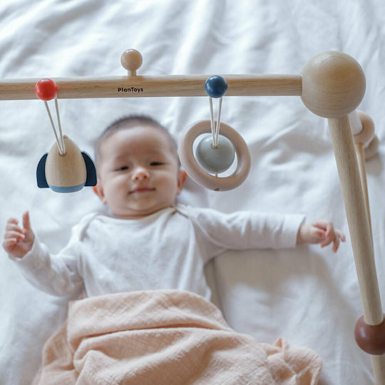 Plan Toys Wooden Activity Gym for Newborns