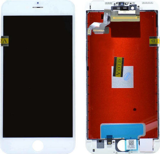 Οθόνη με Μηχανισμό Αφής και Πλαίσιο για iPhone 6s Plus (Λευκό)
