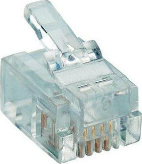Digitus Φις RJ11 Τηλ.6/4 Α-MO 100 Τεμάχια