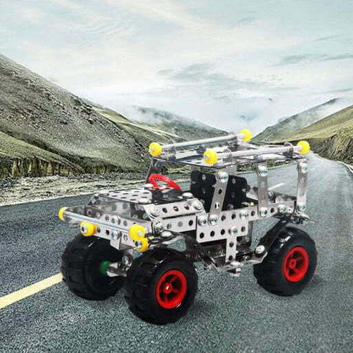 Iron Commander Metal Construction Toy Metal 3D Jeep for Children 8+ years old+ Years