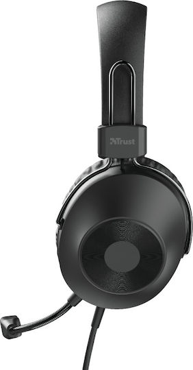 Trust HS-250 Over Ear Multimedia Headphone with Microphone USB-A