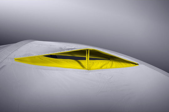 Salewa Sierra Leone II Cort De Camping Igloo Cățărare Gri Cu Dublu Material 4 Anotimpuri Pentru 2 Persoane Impermeabilă 3000mm 330x140x116cm