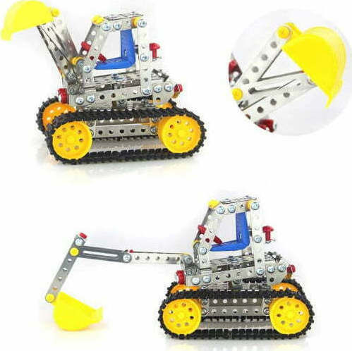 Iron Commander Metal Construction Toy Metal 3D Excavator for Children 8+ years old+ Years