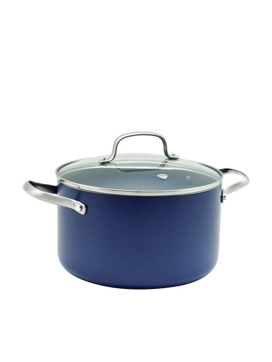 Blue Diamond Deep Pot made of Aluminum 2.8lt / 20cm