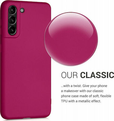 KWmobile Silicone Back Cover Metallic Pink (Galaxy S21 5G)