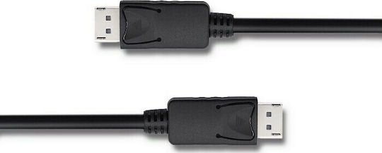 Qoltec Кабел DisplayPort мъжки - DisplayPort мъжки 1м Черен (50371)