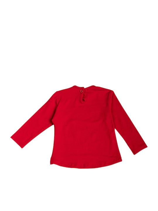 Red baby top for girls (6-30 months)